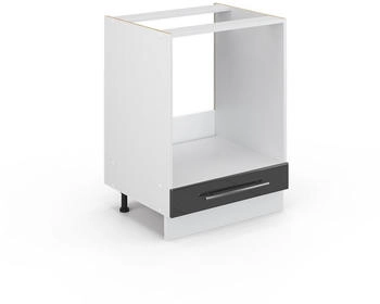 VICCO Herdumbauschrank, Anthrazit, Weiß 60x82x51.6 cm (800000633714)
