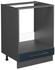 VICCO Herdumbauschrank, Dunkelblau, Anthrazit 60x82x51.6 cm (800000829830)
