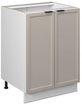 VICCO K&uuml;chenunterschrank, Greige, Wei&szlig; 60x82x51.6 cm (800000829708)