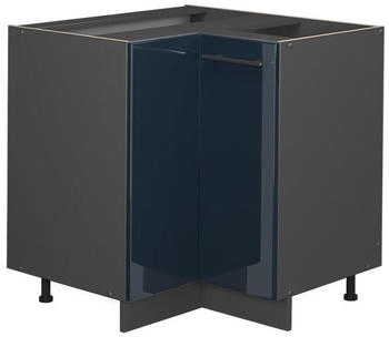VICCO Eckunterschrank, Dunkelblau, Anthrazit L-Form, 80.5x82x51.6 cm (800000829839)