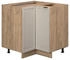 VICCO Eckunterschrank, Greige, Eiche Wotan L-Form, 80.5x82x51.6 cm (800000829837)