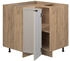 VICCO Eckunterschrank, Greige, Eiche Wotan L-Form, 80.5x82x51.6 cm (800000829837)