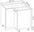 VICCO Eckunterschrank, Hellblau, Weiß 80.5x82x51.6 cm (800000829835)