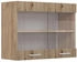 VICCO Küchenglasschrank, Eiche Artisan, Eiche Wotan 80x60x31 cm (800000873140)
