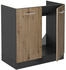 VICCO Spülenunterschrank, Eiche Artisan, Anthrazit 80x81.6x46 cm (800000829795)