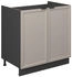 VICCO Spülenunterschrank, Greige, Anthrazit 80x82x51.6 cm (800000830627)