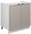 VICCO Spülenunterschrank, Greige, Weiß 80x82x51.6 cm (800000830638)