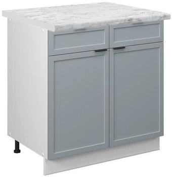 VICCO K&uuml;chenunterschrank, Hellblau, Wei&szlig; 80x82x60 cm (800000829486)