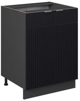 VICCO K&uuml;chenschr&auml;nke, Schwarz, Anthrazit 60x82x51.6 cm (800000861502)