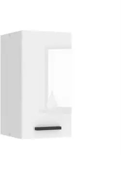Belini Hängeschrank Küche SG. Breite 30 cm. Oberschrank mit 1 Tür Weiß Hochglanz