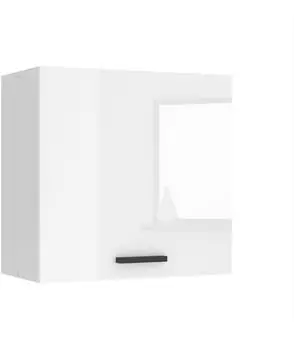 Belini Hängeschrank Küche SG. Breite 60 cm. Oberschrank mit 1 Tür Weiß Hochglanz