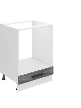 Belini Unterschrank Küche 60 cm Breite. SDP Küchenunterschrank ohne Arbeitsplatte. Küchenschrank ohne Tür, mit Schubladen, Glamour Wood