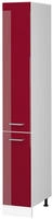 Vicco - Apothekerschrank R-line, Bordeaux Hochglanz, 30 Cm