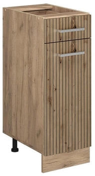 VICCO K&uuml;chenunterschrank, Eiche Artisan, Eiche Wotan 30x81.6x46 cm (800000829853)
