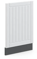 Frontblende Fame-line, Wei&szlig; Landhaus, 45 Cm Ohne Arbeitsplatte Vicco