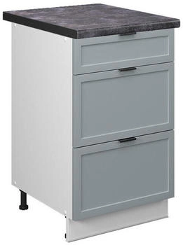 VICCO Schubladenunterschrank, Hellblau, Wei&szlig; 50x82x60 cm (800000828529)