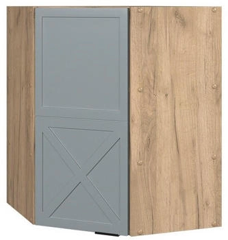VICCO Eckh&auml;ngeschrank, Hellblau, Eiche Wotan L-Form, 57x72x34.1 cm (800000829720)