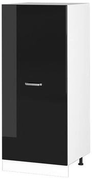 VICCO Hochschrank, Schwarz Hochglanz, Wei&szlig; 60x143x57 cm (800000647649)