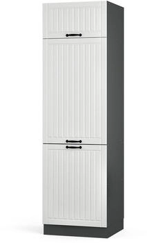 VICCO K&uuml;chenschrank, Creme, Anthrazit 60x206.8x58.1 cm (800000654427)