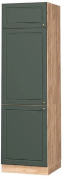 VICCO K&uuml;chenschrank, Gr&uuml;n, Eiche Wotan 60x206.8x58.1 cm (800000633740)