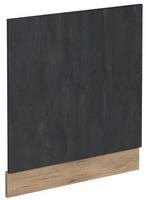 Frontblende R-line, Schwarz Beton, 60 Cm Ohne Arbeitsplatte Vicco