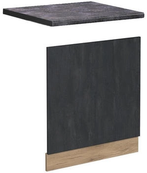VICCO Frontblende, Schwarz, Eiche Wotan 60x57.2x1.6 cm (800000662506)