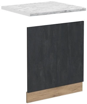 VICCO Frontblende, Schwarz, Eiche Wotan 60x57.2x1.6 cm (800000662512)
