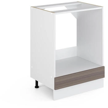VICCO Herdumbauschrank, Braun, Wei&szlig; 60x81.6x46 cm (800000633713)