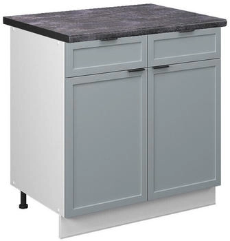 VICCO K&uuml;chenunterschrank, Hellblau, Wei&szlig; 80x82x60 cm (800000828314)
