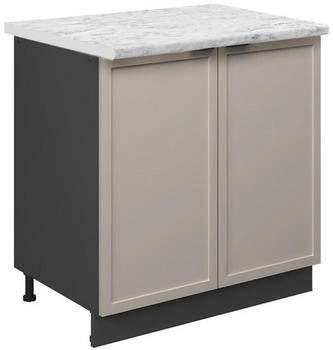 VICCO Sp&uuml;lenunterschrank, Greige, Anthrazit 80x82x60 cm (800000829366)