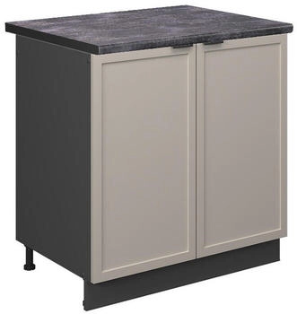 VICCO Sp&uuml;lenunterschrank, Greige, Anthrazit 80x82x60 cm (800000829110)