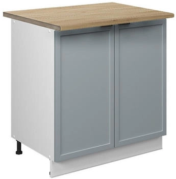 VICCO Sp&uuml;lenunterschrank, Hellblau, Wei&szlig; 80x82x60 cm (800000829057)