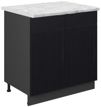 VICCO K&uuml;chenschr&auml;nke, Schwarz, Anthrazit 80x82x60 cm (800000873063)