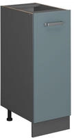 Vicco - Unterschrank R-line, Blau-grau, 30 Cm Ohne Arbeitsplatte