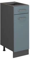 Vicco - K&uuml;chenunterschrank R-line, Blau-grau, 30 Cm Ohne Arbeitsplatte