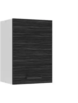 Belini Hängeschrank Küche SG. Breite 40 cm. Oberschrank mit 1 Tür Königliches Ebenholz