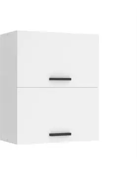 Belini Hängeschrank Küche SGP2. Breite 60 cm. Oberschrank mit 2 Türen Weiß matt