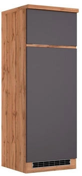 Held Geräteumbauschrank Grau Eiche Wotan 60x166x60 cm