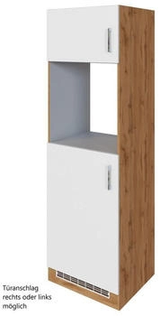 Held Geräteumbauschrank Weiß einzeln stellbar 60x200x60 cm