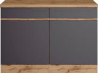 KOCHSTATION Unterschrank "KS-Riesa" Breite 120 cm, MDF-Fronten