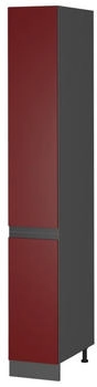 VICCO Apothekerschrank, Rot, Anthrazit 30x206.8x57.2 cm (800000633610)