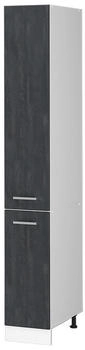 VICCO Apothekerschrank, Schwarz, Wei&szlig; 30x206.8x57.2 cm (800000633486)