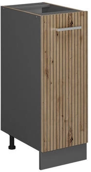 VICCO Apothekerschrank, Eiche Artisan, Anthrazit 30x81.6x46 cm (800000873184)