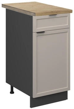 VICCO K&uuml;chenunterschrank, Greige, Anthrazit 40x82x60 cm (800000828707)