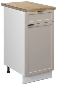 VICCO K&uuml;chenunterschrank, Greige, Wei&szlig; 40x82x60 cm (800000828690)