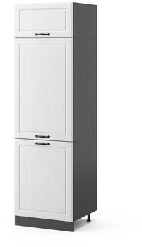 VICCO K&uuml;hlumbauschrank, Creme, Anthrazit 60x206.8x57.2 cm (800000633854)
