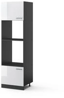 Vicco - K&uuml;chenm&ouml;bel R-line, Wei&szlig; Hochglanz, 60 Cm