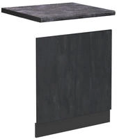 Vicco - Frontblende R-line, Schwarz Beton, 60 Cm Ap Anthrazit