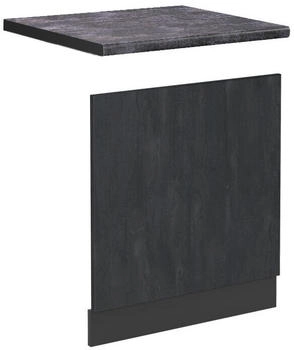 VICCO Frontblende, Schwarz, Anthrazit 60x57.2x1.6 cm (800000662505)