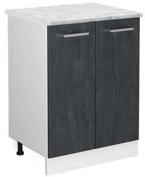 VICCO K&uuml;chenunterschrank, Schwarz, Wei&szlig; Quadratisch, 60x81.6x60 cm (800000655788)